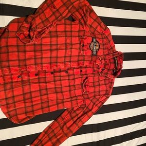 Woman’s Harley Davidson flannel